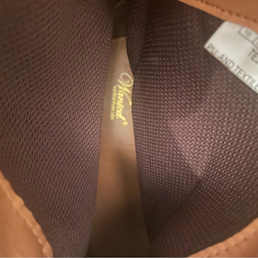 Wanted Women’s Western Kilim Boots Size 10 – Tan Faux Leather & Woven - Picture 4 of 11